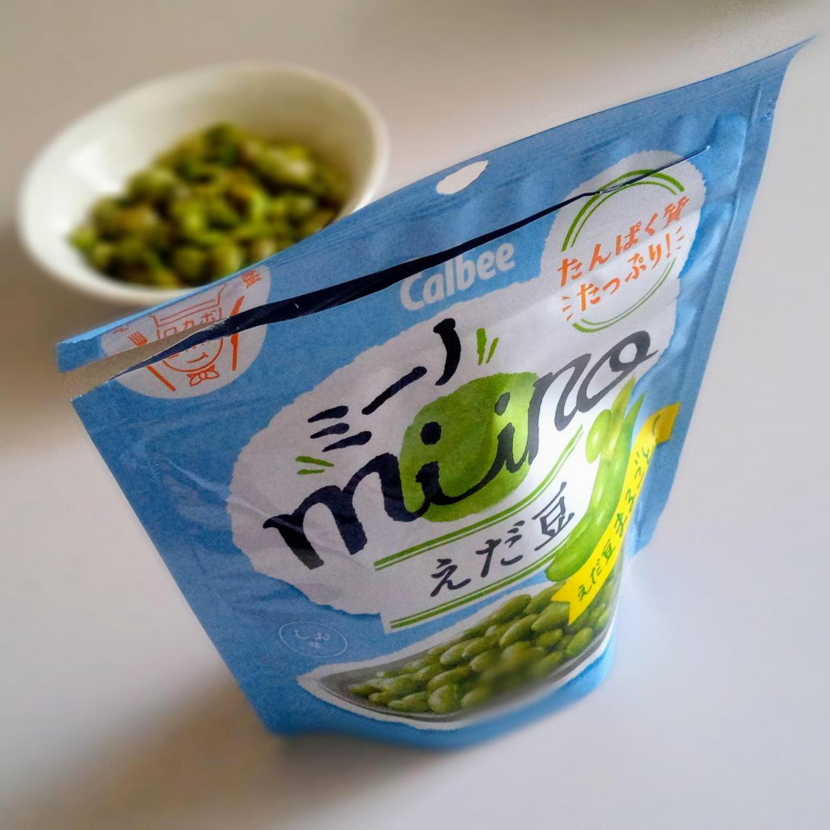 カルビー miino（ミーノ） えだ豆しお味（限定販売）の商品ページ