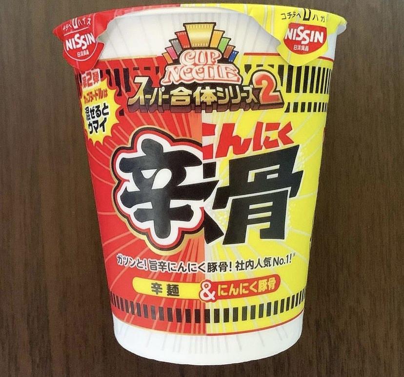 日清 カップヌードル スーパー合体シリーズ 辛麺 にんにく豚骨の商品ページ