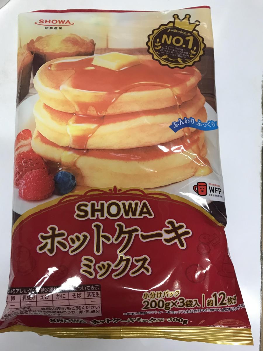 昭和産業 (SHOWA) ホットケーキミックス 600g(200g×3袋)×20袋入 - お