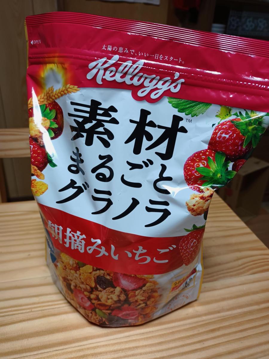 ケロッグ 素材まるごとグラノラ 朝摘みいちご(500g)