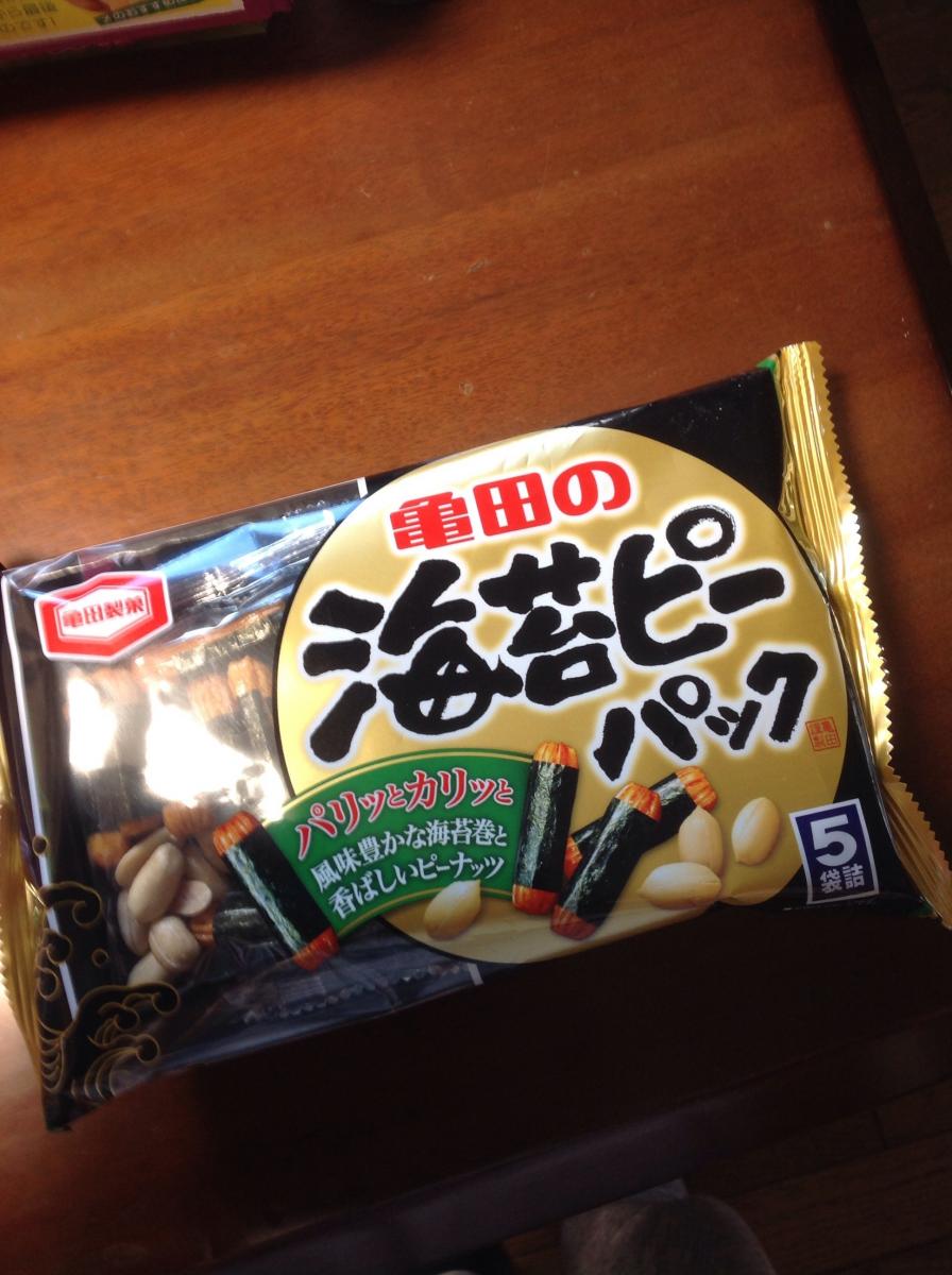 亀田製菓 海苔ピーパック の商品ページ 亀田製菓 海苔ピーパック の商品ページ