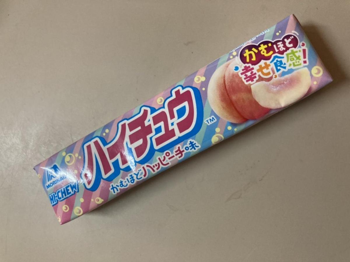 森永製菓 ハイチュウ＜かむほどハッピーチ味＞の商品ページ