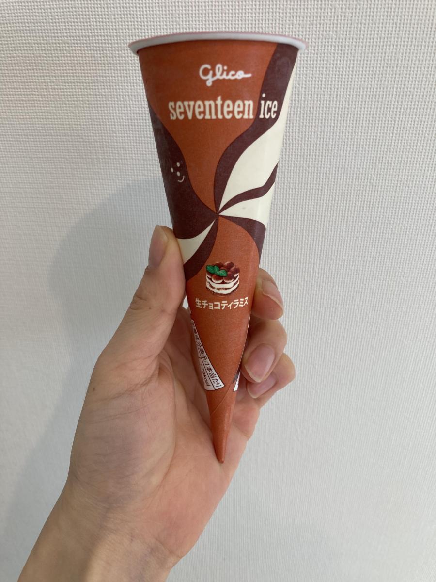 みんなのレビュー：「グリコ セブンティーンアイス 生チョコティラミス