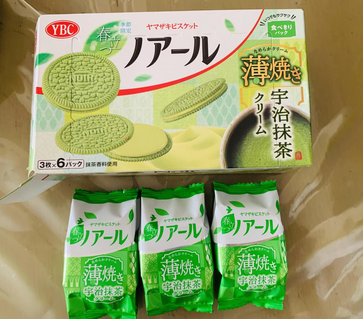 みんなのレビュー:「ヤマザキビスケット ノアール薄焼き 宇治抹茶クリーム」の評判・口コミ|シェアビュー