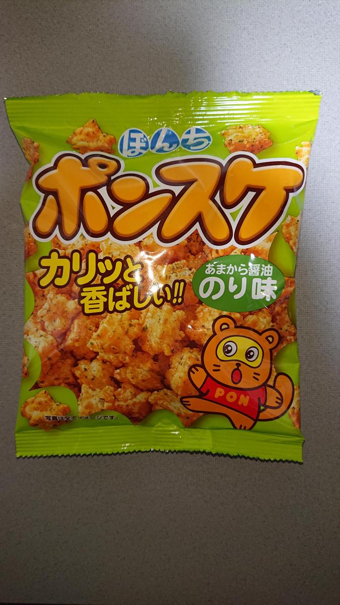 ぼんち ポンスケ あまから醤油味 あまから醤油のり味 - 菓子