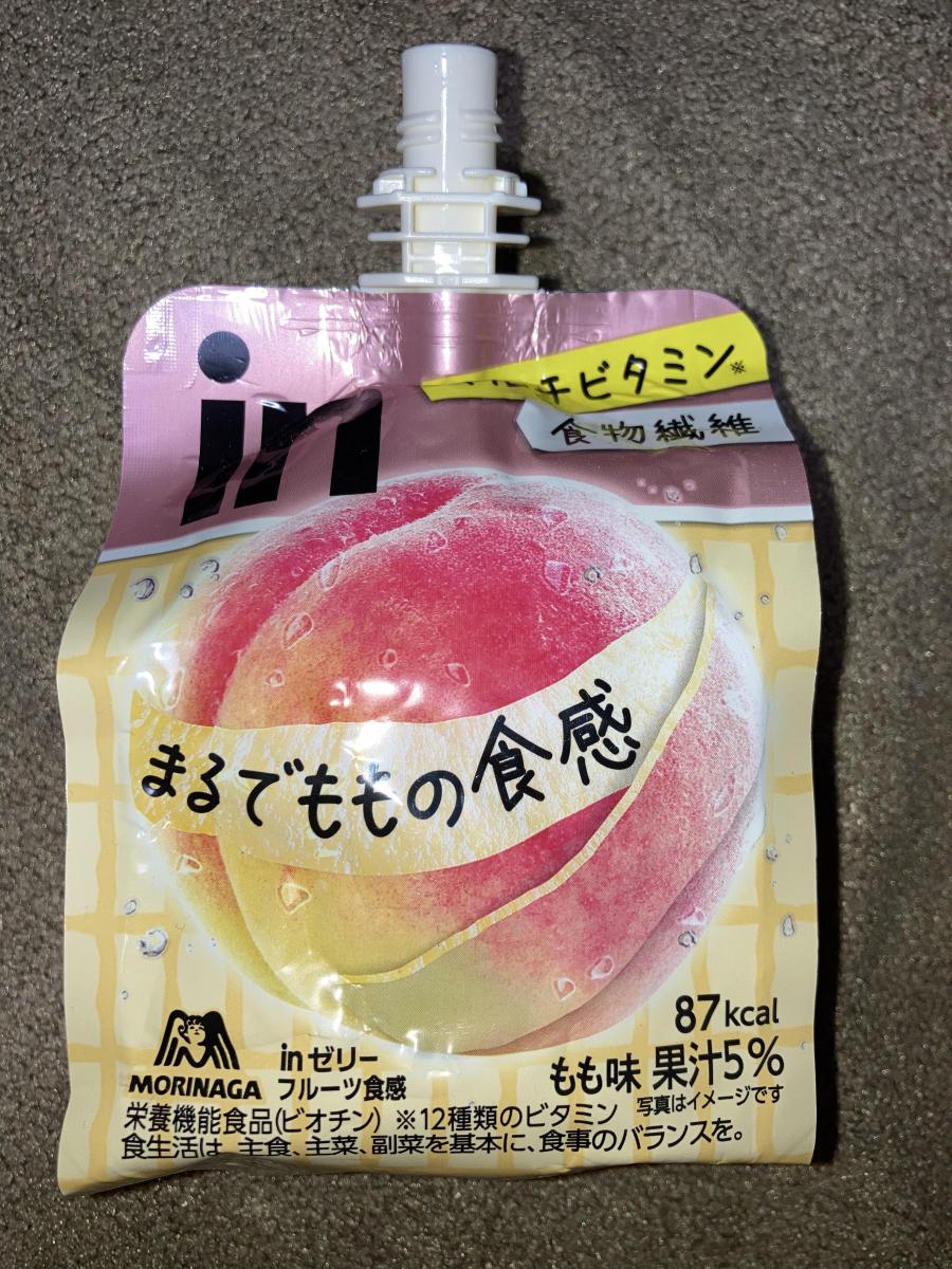 inゼリー フルーツ食感 もも味 150g×24個