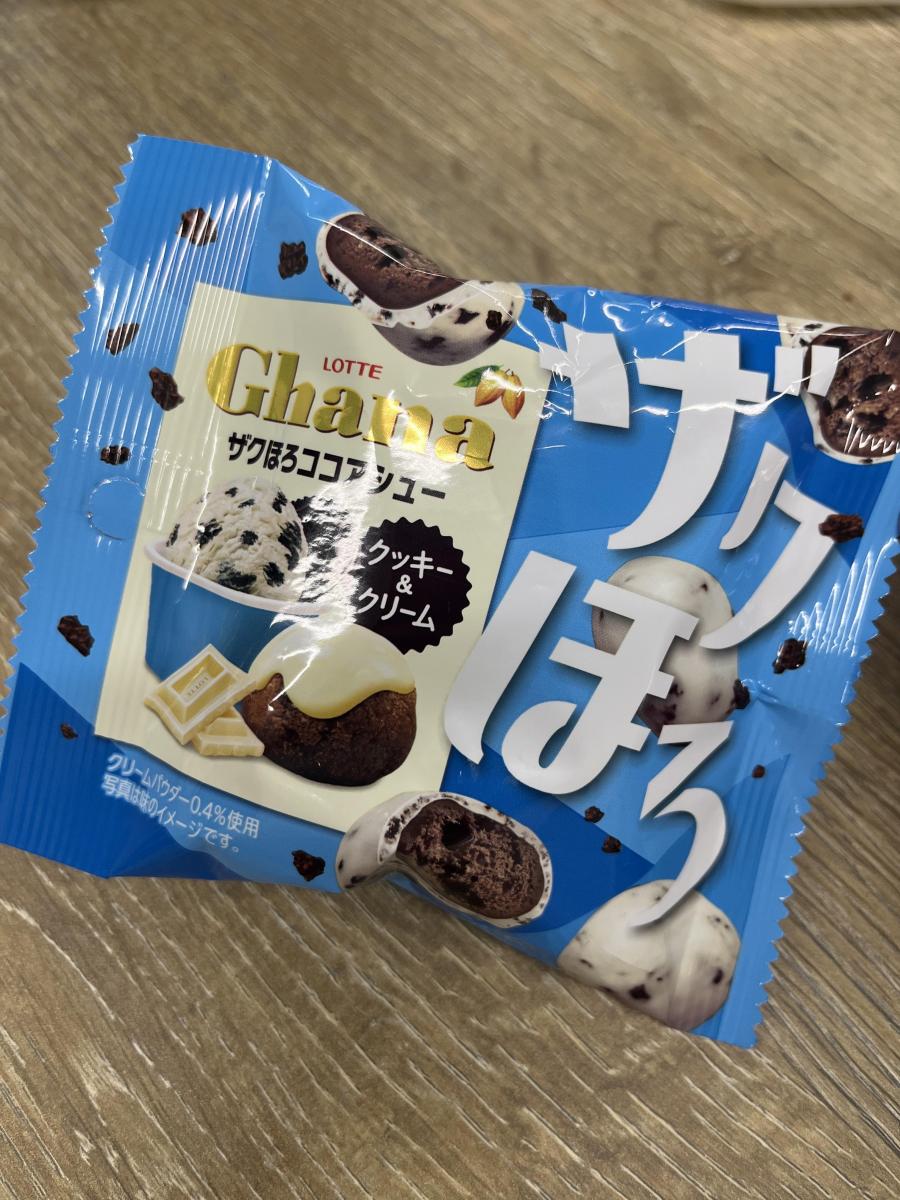 ロッテ ガーナ ザクほろココアシュー＜クッキー＆クリーム