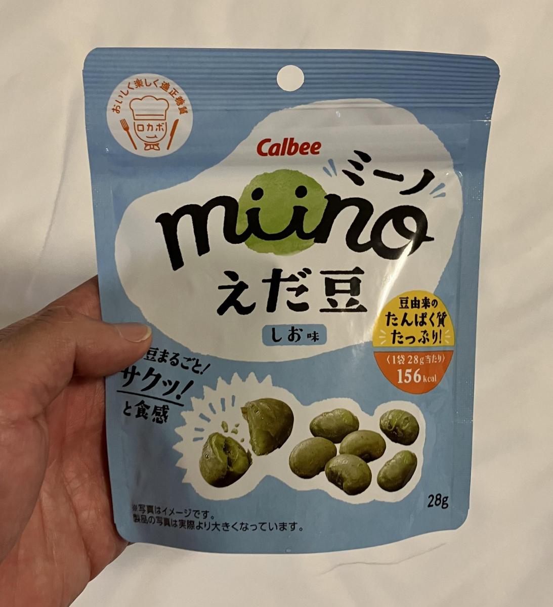 カルビー miino（ミーノ） えだ豆しお味（限定販売）の商品ページ