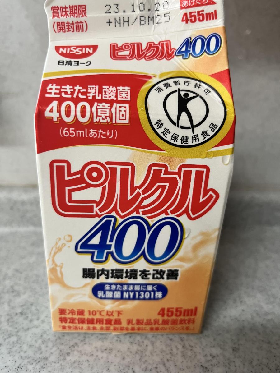 日清ヨーク ピルクル400（特定保健用食品）の商品ページ