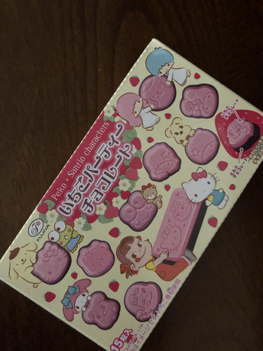 楽天市場】不二家 ペコ×サンリオ いちごパーティーチョコレート