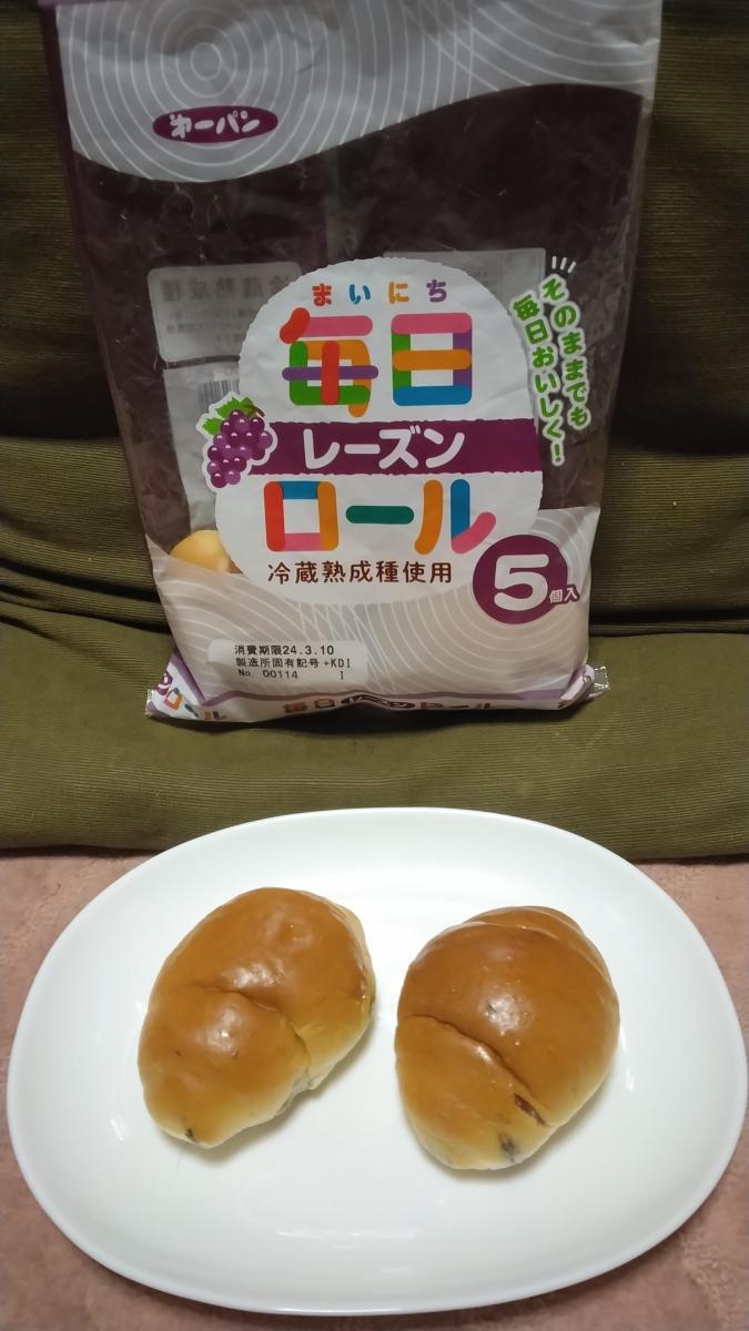 薫麦レーズンロール