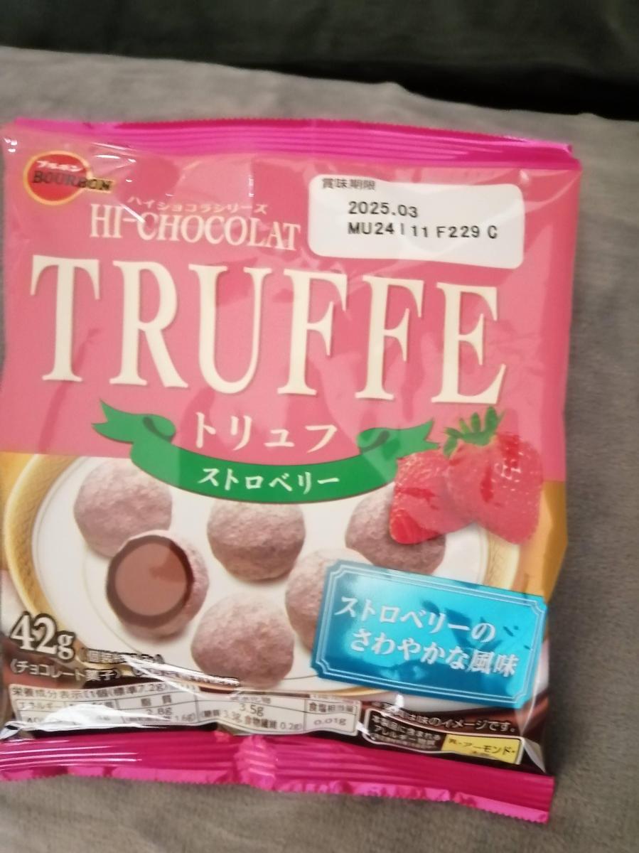 Amazon | ブルボン トリュフストロベリー 86g | ブルボン