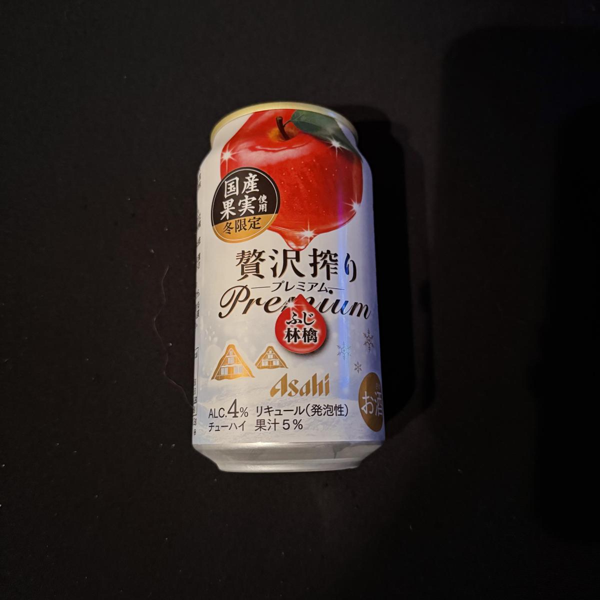 アサヒ アサヒ贅沢搾りプレミアム冬限定国産ふじ林檎の商品ページ