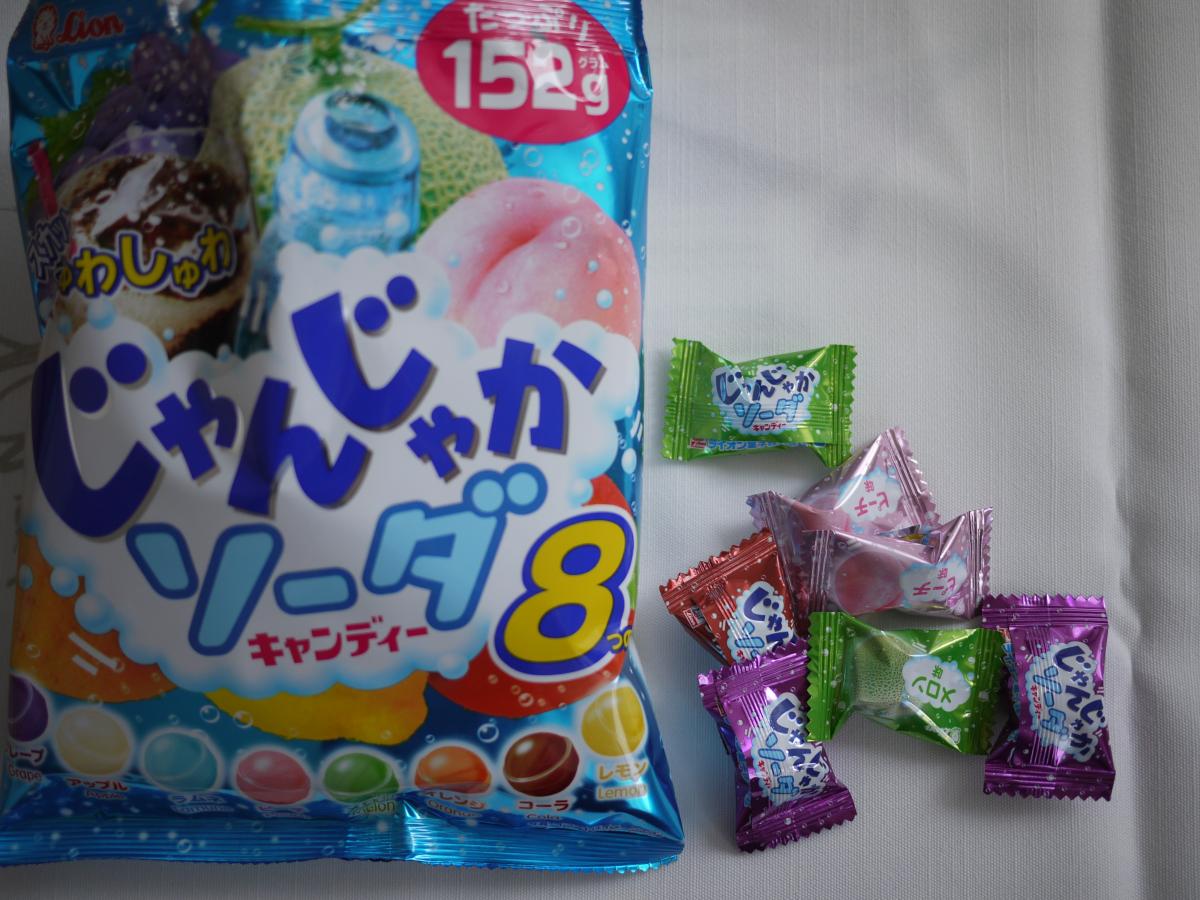 ライオン菓子 じゃんじゃかソーダの商品ページ