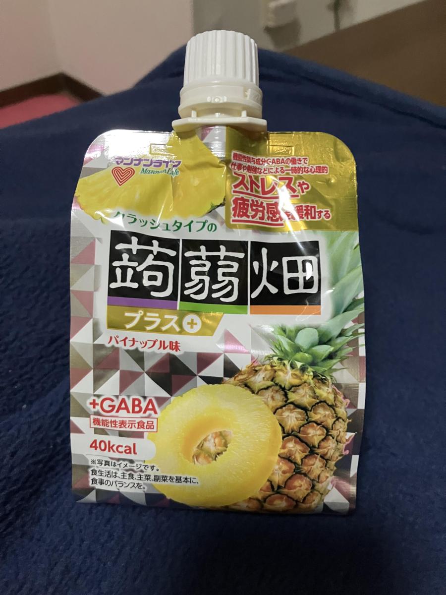 マンナンライフ クラッシュタイプの蒟蒻畑プラス パイナップル味