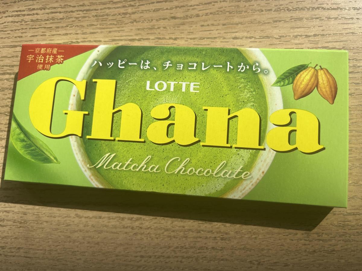 ロッテ ガーナ抹茶チョコレートの商品ページ