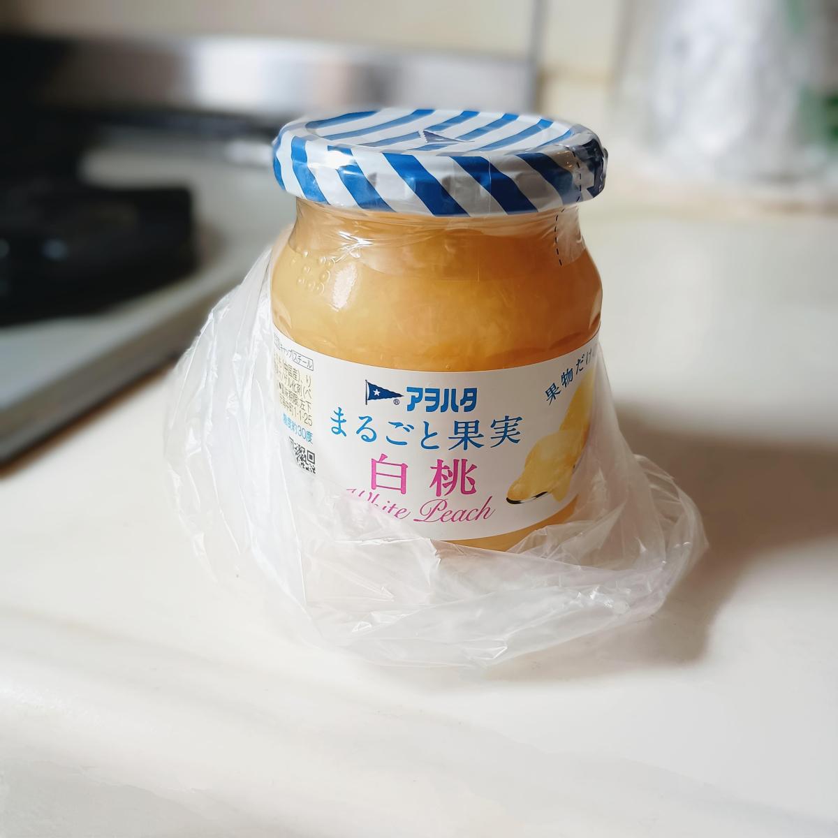 アヲハタ まるごと果実 白桃の商品ページ