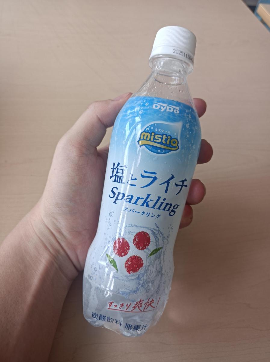 塩とライチ スパークリング 暑い夏にぴったり！爽快クリア炭酸が新登場！ 「ミスティオ 塩と