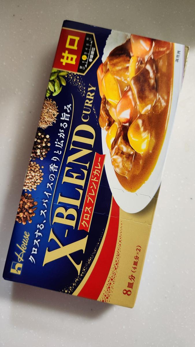 クロスブレンド X-BLEND CURRY(クロスブレンドカレー)辛口 1.08KM - ハウス食品