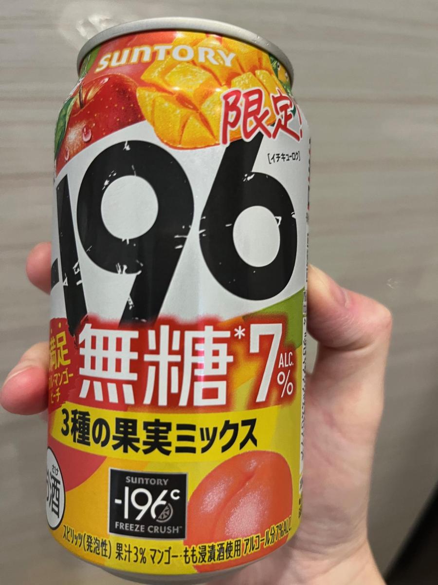 みんなのレビュー：「サントリー －196無糖〈3種の果実ミックス〉ALC.7