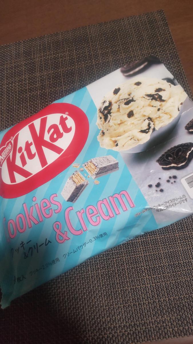 みんなのレビュー：「ネスレ キットカット ミニ クッキー＆クリーム