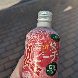 爽やかピーチ炭酸！