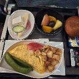 機内食◎、CAさんに感謝します。