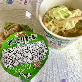 キャベツがシャキシャキ
