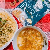 ふわふわたまご咲くとろみのスープ