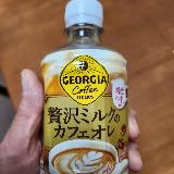 香りの良い甘いカフェオレ
