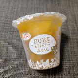 クリアなゼリーとみかん