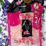 洗濯後も華やかなローズの香りが長く続きます。