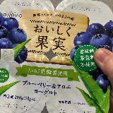 アロエ入りのブルーベリーヨーグルト