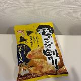 割りせんべいにチーズ