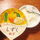 さっぱりなめらかなシャーベット