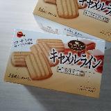 キャラメルは薄め