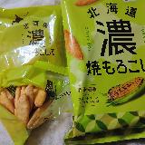 しっかりした味わいのとうもろこし風味の米菓