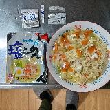 コショウと胡麻で香り付けして塩のピシッと感