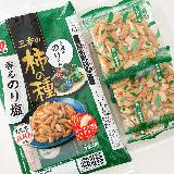 ふんわり香る海苔の米菓。ピーナッツもたっぷり