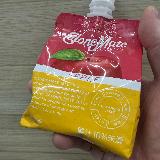 りんごの風味の食べやすいゼリー飲料でした。