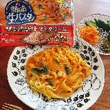 もちもちのパスタと濃厚なソースが美味しい