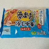 中太麺の甘め冷し中華