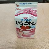 いちごの甘みとミルクが合う