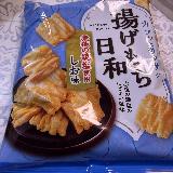 塩気のあるおせんべい