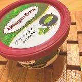 上品な抹茶アイス