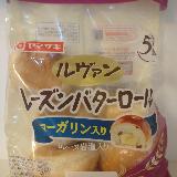 レーズンの甘みとマーガリンの塩気が良い