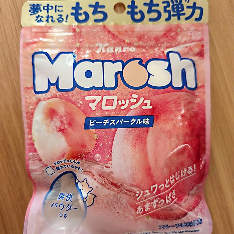 カンロ マロッシュ ピーチスパークル味