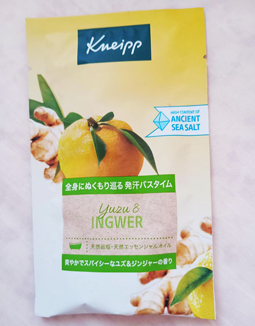 クナイプ バスソルト ユズ&ジンジャーの香り