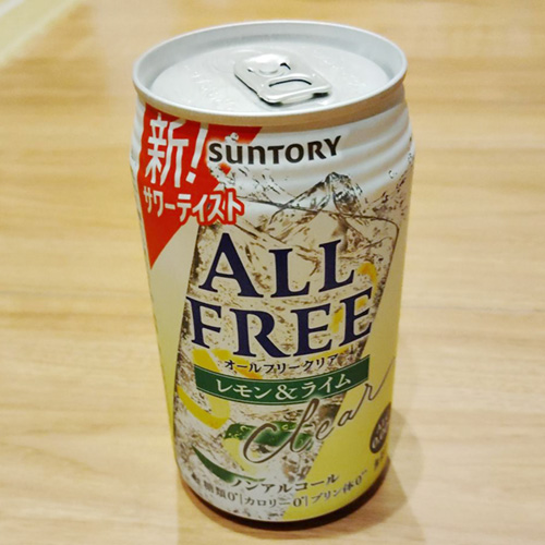 サントリー オールフリークリア レモン&ライム