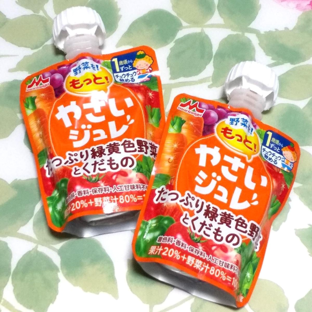 森永乳業 フルーツでおいしいやさいジュレ 赤い野菜とくだもの